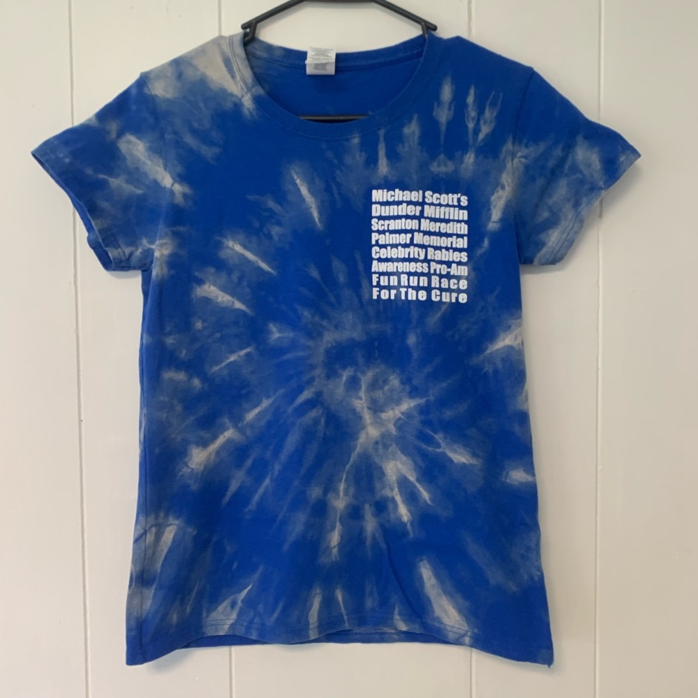 The Office Upcycled T Shirt Size Small mike Scott